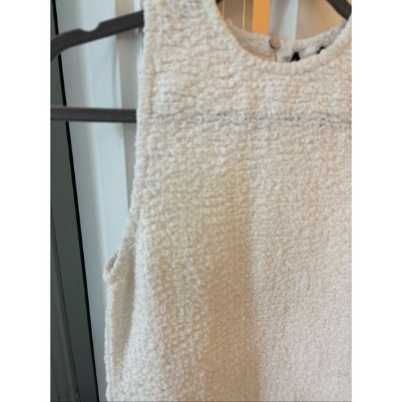 NWOT ZARA ⭐️VIRAL⭐️ WHITE SLEEVELESS BALLOON POPLIN DRESS Sz Sm $118 - Picture 6 of 9